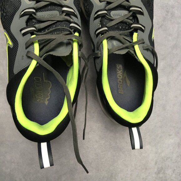 Nike Mens React Miler 2 Running Shoes size 12.5 Sneakers Smoke Grey Volt Black‎ main image 9